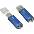 USB флэш-диск 4GB Smart Buy  V-Cut Blue